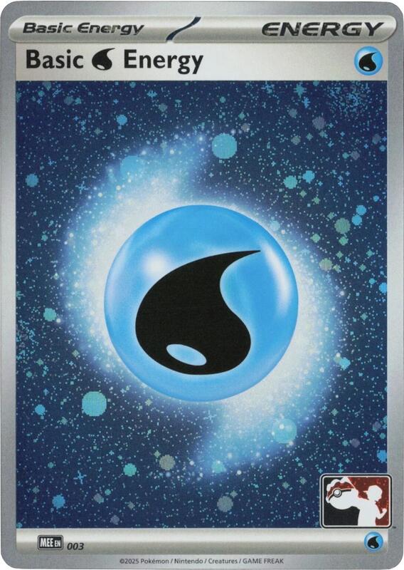 Basic Water Energy - MEE 003 (Cosmos Holo) 003 from Prize Pack Series Cards
