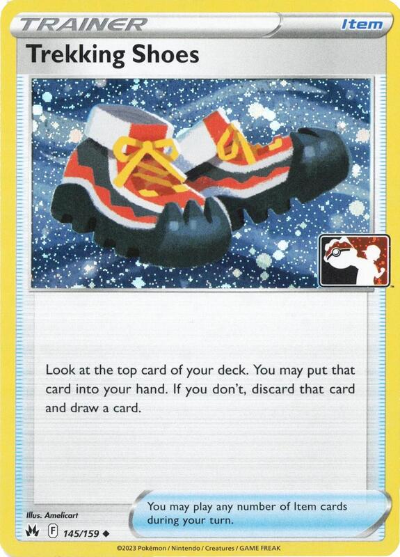 Trekking Shoes - 145/159 (Cosmos Holo) 145/159 from Prize Pack Series Cards