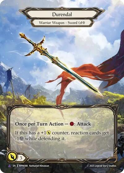 Durendal (Marvel) Mastery Pack Warrior Marvel Flesh and Blood card — value and price