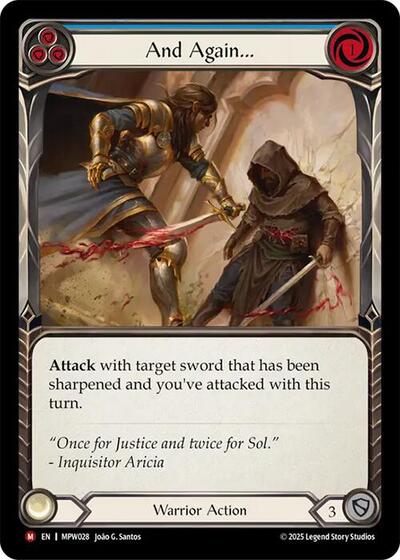 And Again... card