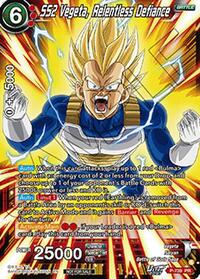 SS2 Vegeta, Relentless Defiance (Ultra-Bout Series Tournament Pack Vol.3) — Tournament Promotion Cards