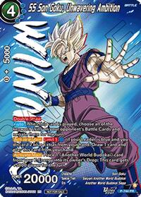 SS Son Goku, Unwavering Ambition (Ultra-Bout Series Tournament Pack Vol.3) (Winner) — Tournament Promotion Cards