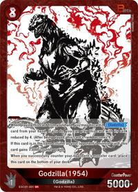 Godzilla (1954) (ESC01-001) - Godzilla Card Game Ink-Brushed Monster Rampage trading card