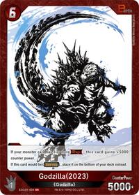 Godzilla (2023) (ESC01-004) - Godzilla Ink-Brushed Monster Rampage trading card