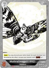 Mothra (imago) (1992) (ESC01-006) - Godzilla Ink-Brushed Monster Rampage trading card
