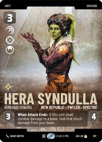 Hera Syndulla - Renegade General (Prestige)