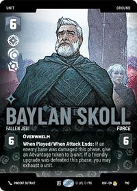 Baylan Skoll - Fallen Jedi (Prestige) - Star Wars: Unlimited Ashes of the Empire trading card