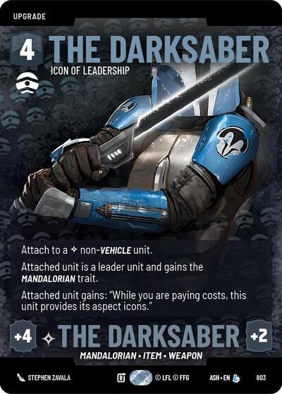 The Darksaber - Icon of Leadership (Prestige) card price