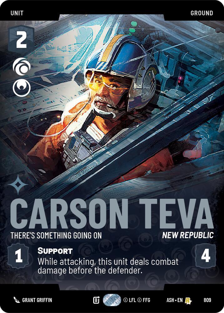Carson Teva 809 card