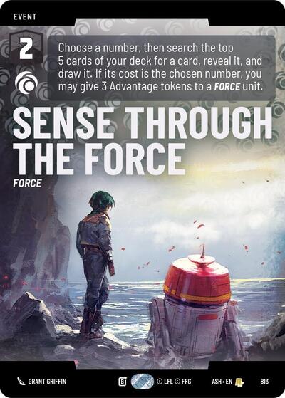 Sense Through the Force (Prestige) card price