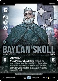 Baylan Skoll - Fallen Jedi (Prestige Foil) - Star Wars: Unlimited Ashes of the Empire trading card