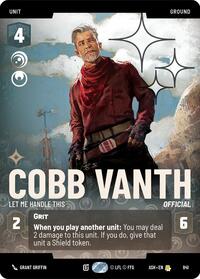 Cobb Vanth - Let Me Handle This (Prestige Foil)