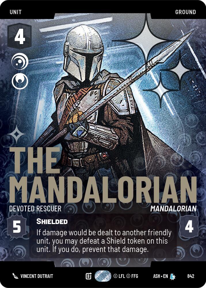 The Mandalorian - Devoted Rescuer (Prestige Foil) - Ashes of the