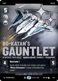 Bo-Katan's Gauntlet - Reinforce from Above (Prestige Foil)