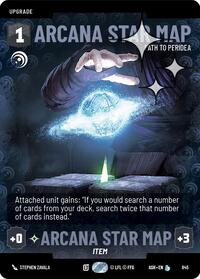 Arcana Star Map - Path to Peridea (Prestige Foil) - Star Wars: Unlimited Ashes of the Empire trading card