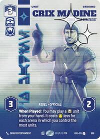 Crix Madine - Strike Team Strategist (Prestige Foil)