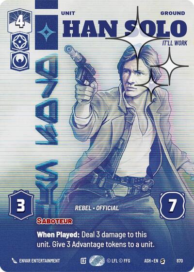 Han Solo - It'll Work (Prestige Foil) card