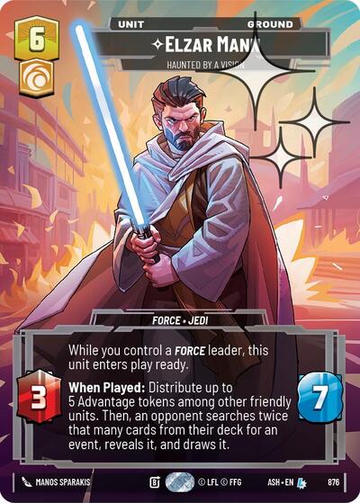 Elzar Mann - Haunted by a Vision (Prestige Foil) card