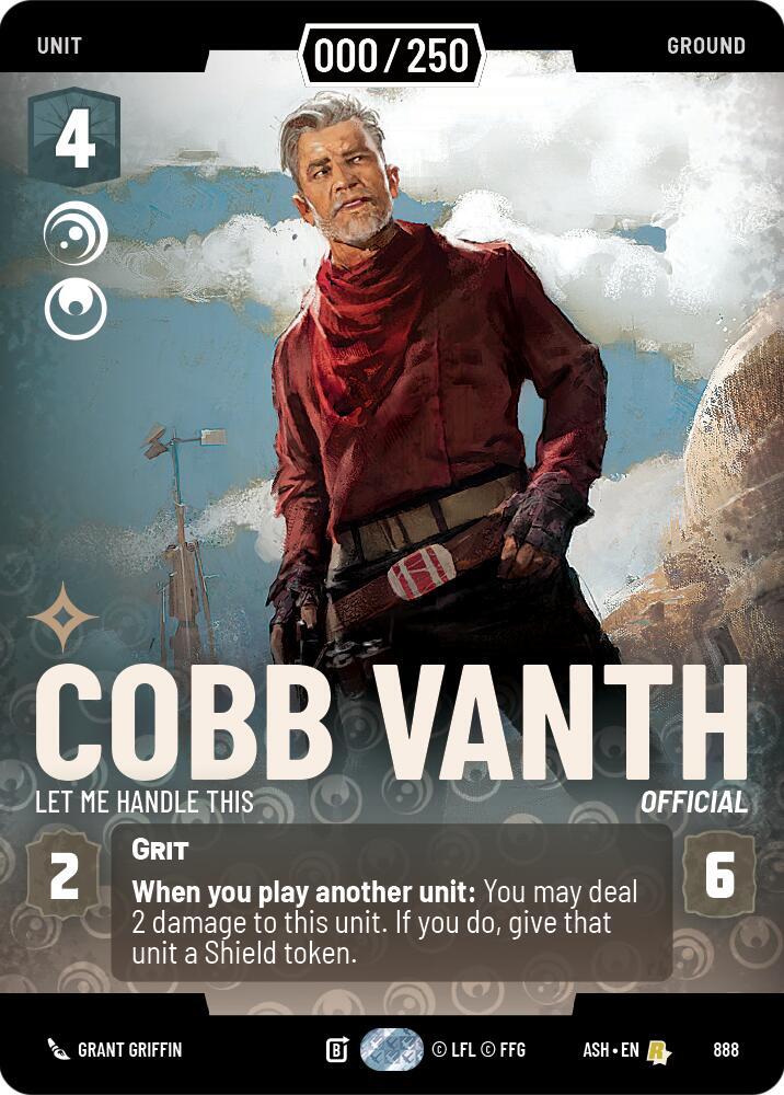 Cobb Vanth 888 card