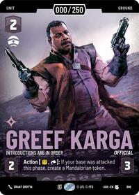 Greef Karga - Introductions are in Order (Serialized)
