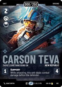 Carson Teva - There's Something Going On (Serialized)