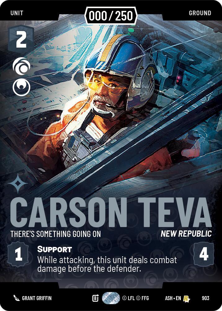 Carson Teva 903 card