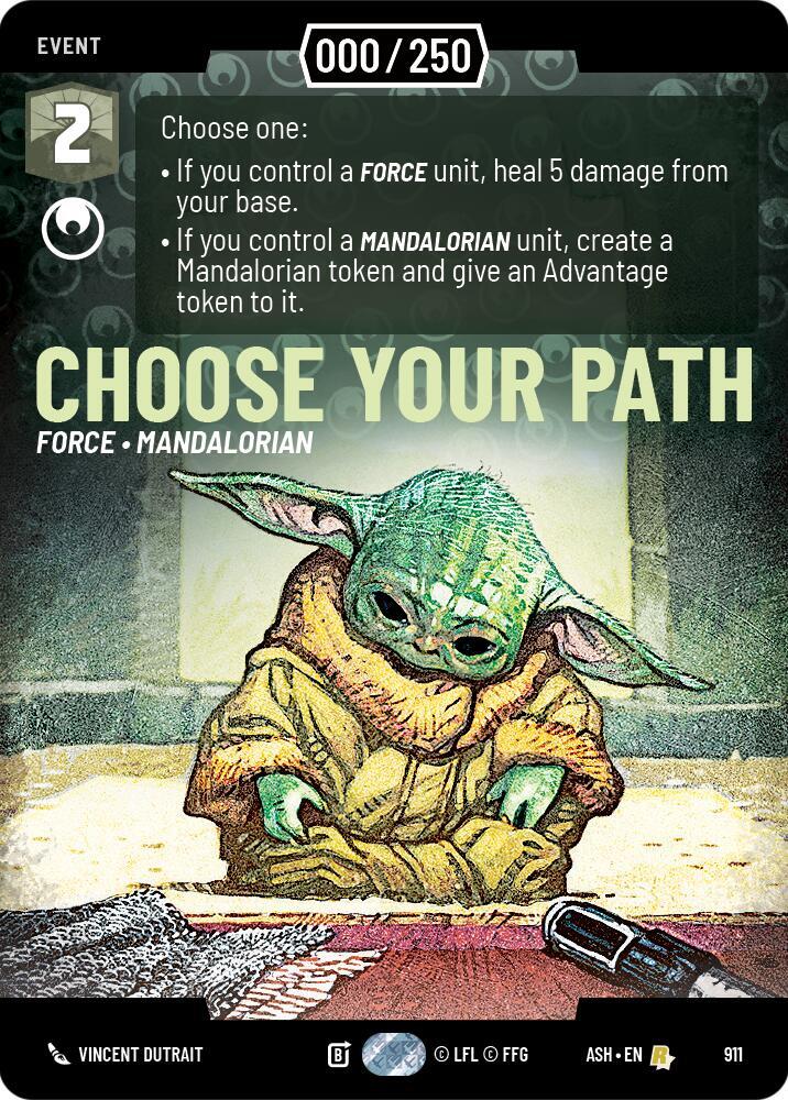 Choose Your Path (Serialized) 911 card