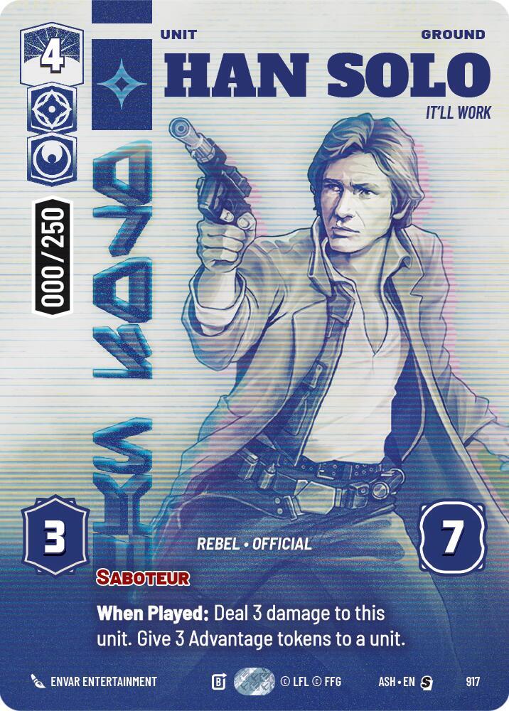 Han Solo - It'll Work (Serialized) - Ashes of the Empire - Star
