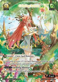 Calming Breeze (CSR) - Grand Archive TCG Supporter Pack 4 trading card
