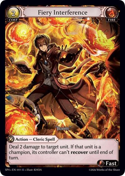 Fiery Interference card