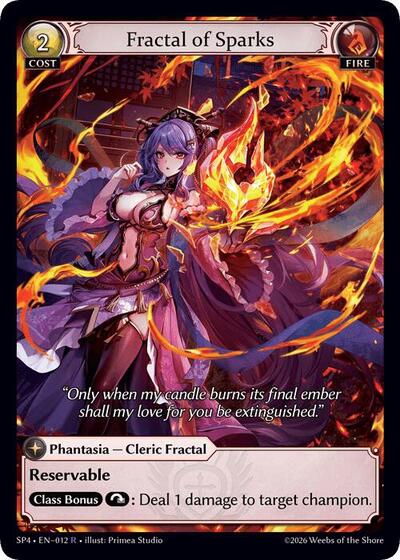 Fractal of Sparks card