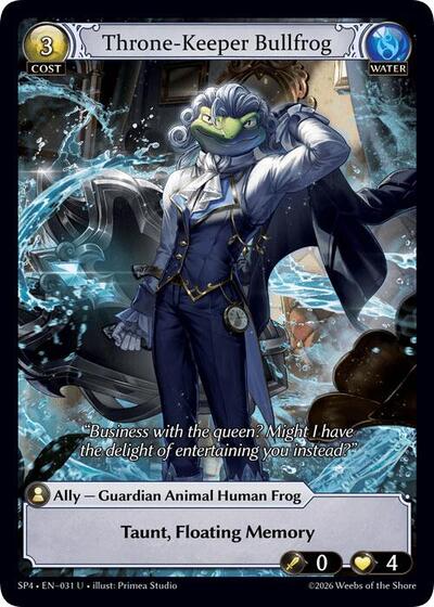 Throne-Keeper Bullfrog card