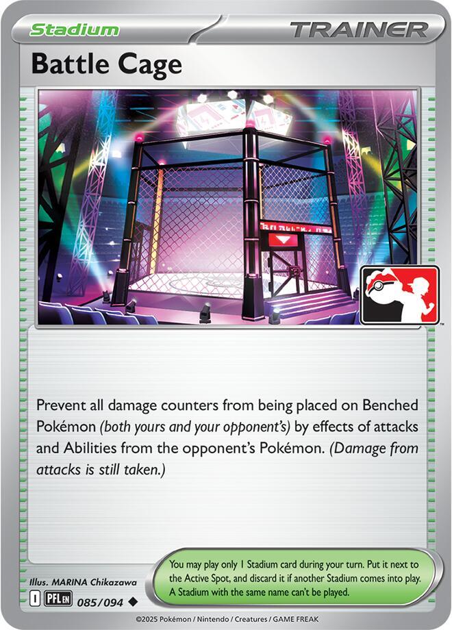 Battle Cage - 085/094 - Prize Pack Series Cards - Pokemon