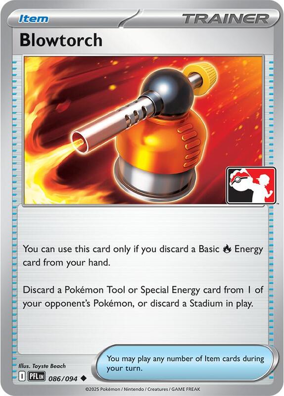 Blowtorch 086/094 from Prize Pack Series Cards
