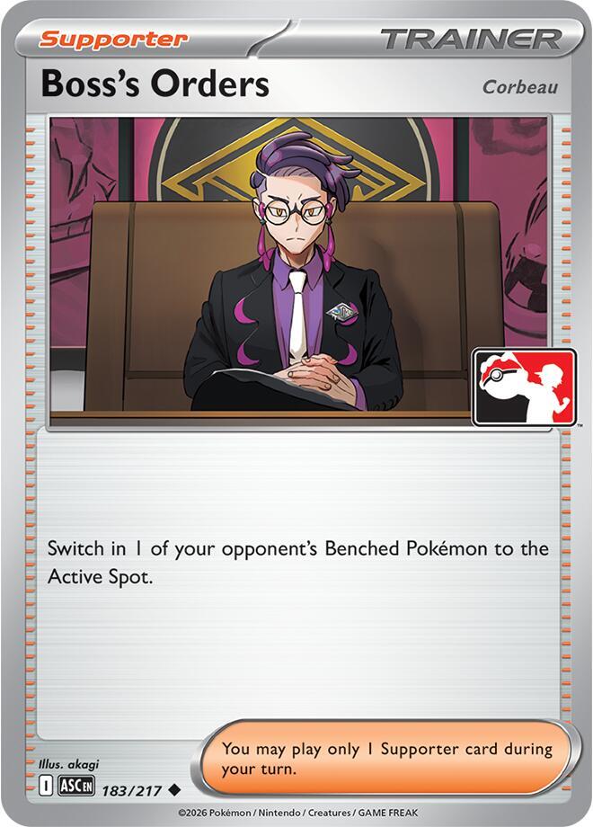 boss orders pokemon card price Boss's Orders [Corbeau] - 183/217 - Prize Pack Series Cards - Pokemon