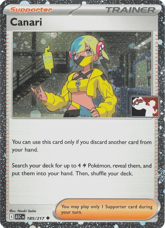 Canari - 185/217 (Cosmos Holo) 185/217 from Prize Pack Series Cards