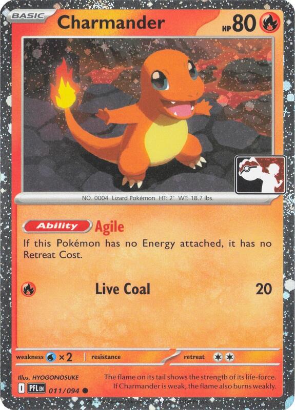 Charmander - 011/094 (Cosmos Holo) 011/094 from Prize Pack Series Cards