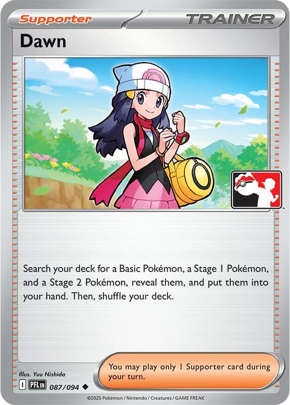 Dawn 087/094 from Prize Pack Series Cards