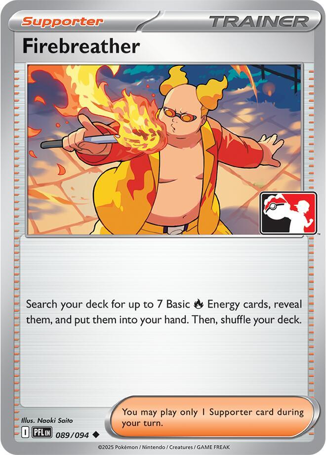 Firebreather - 089/094 - Prize Pack Series Cards - Pokemon