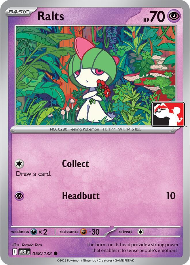 Ralts - 058/132 - Prize Pack Series Cards - Pokemon - TCGplayer.com