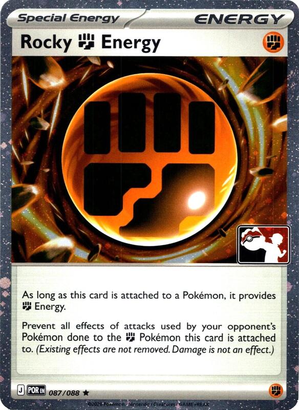 Rocky Fighting Energy - 087/088 (Cosmos Holo) 087/088 from Prize Pack Series Cards