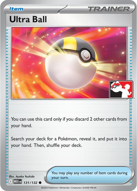Ultra Ball 131/132 from Prize Pack Series Cards
