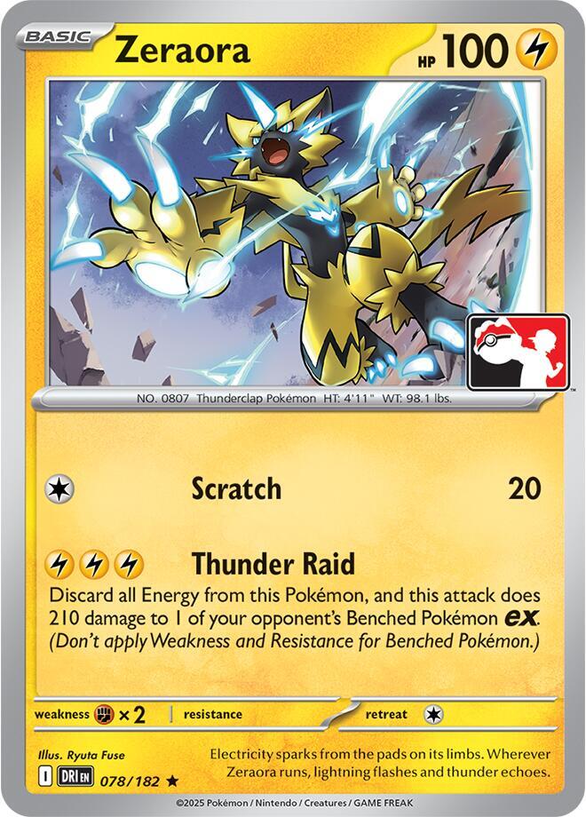 Zeraora - 078/182 - Prize Pack Series Cards - Pokemon - TCGplayer.com