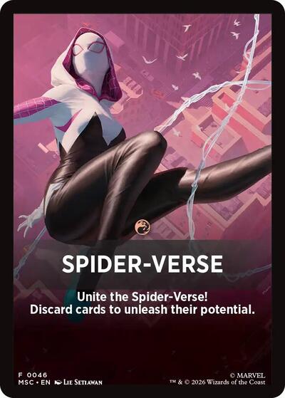 Spider Verse Theme Card