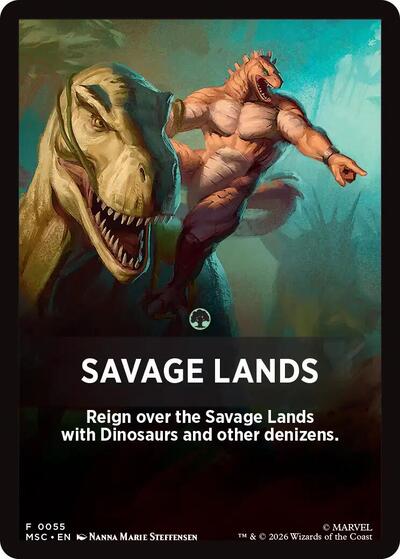 Savage Lands Theme Card