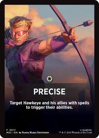 Commander: Marvel Super Heroes Precise Theme Card #17