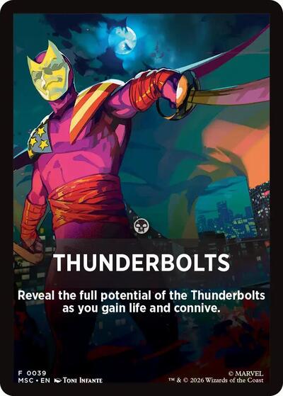Thunderbolts Theme Card