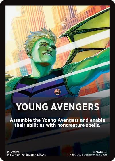 Young Avengers Theme Card