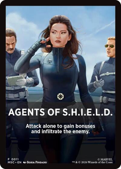 Agents of SHIELD Theme Card