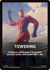 Commander: Marvel Super Heroes Towering Theme Card #57